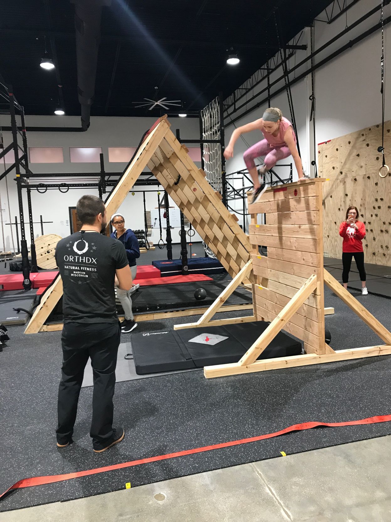 Eliza climbing wall